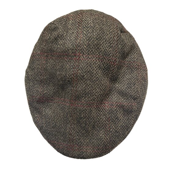 Weatherproof Garment Co. Men's Herringbone Wool Newsboy Cap/Hat Size M - Picture 1 of 6